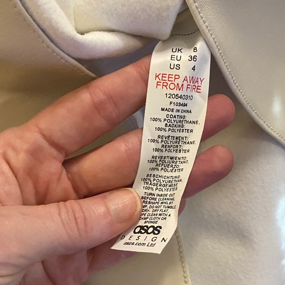 ASOS Black and Cream Skirt Set- size 4- 25”waist - Picture 11 of 12